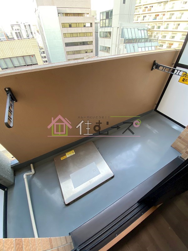 アスヴェル天満橋 ベランダ