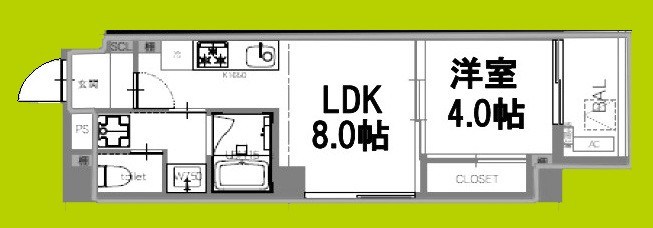 LuXe内代町 間取り