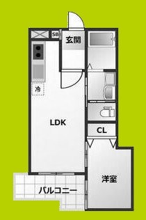 ALEGRIA香里園Ⅱ 間取り