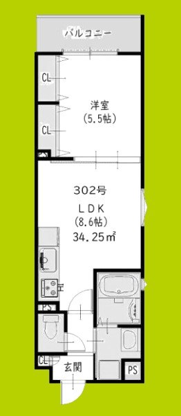 クリエオーレ誉田 間取り