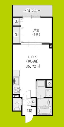 クリエオーレりんくうタウン 間取り