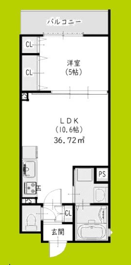 クリエオーレりんくうタウン 間取り