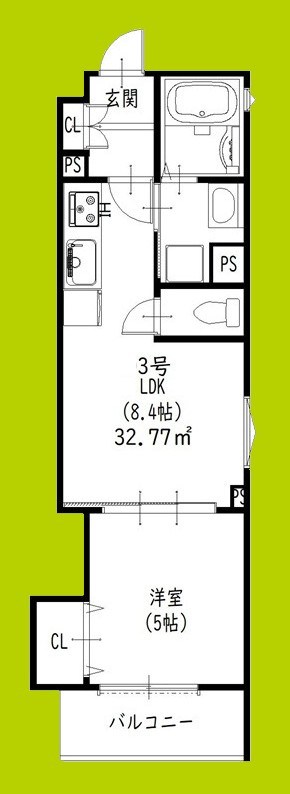 クリエオーレ牧野本町 間取り