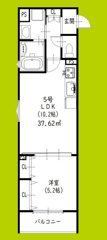 クリエオーレ倉治 間取り