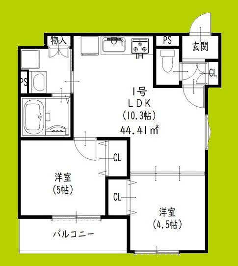 クリエオーレ倉治 間取り