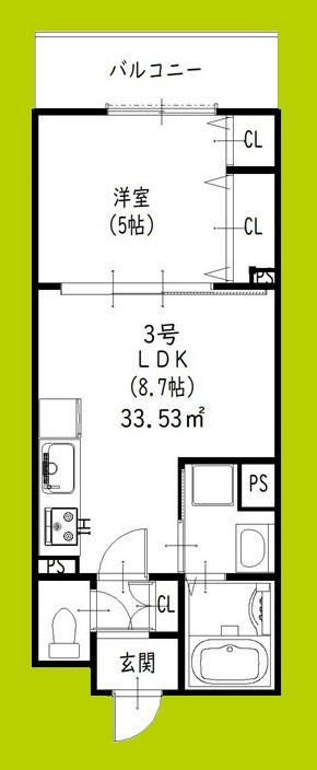 クリエオーレ倉治 間取り