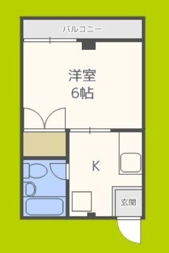 グリーンコーポ山坂 間取り