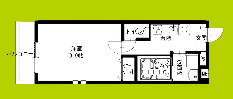 フジパレス湊駅南 間取り図
