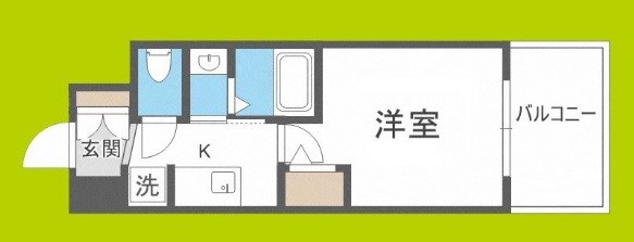 エステムコート大阪WESTⅡ 間取り