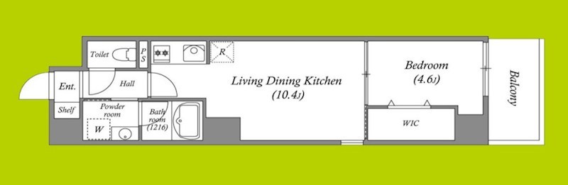 ブロード江坂広芝町レジデンス 間取り