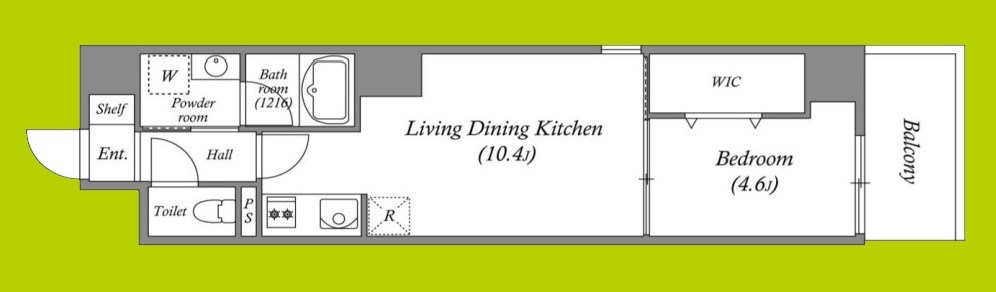 ブロード江坂広芝町レジデンス 間取り