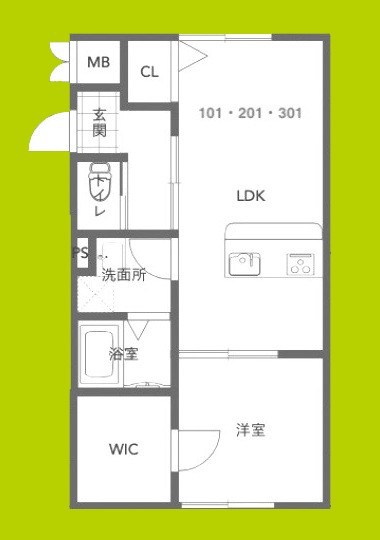 chou chou makinosaka 間取り図