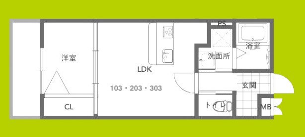 chou chou makinosaka 間取り図