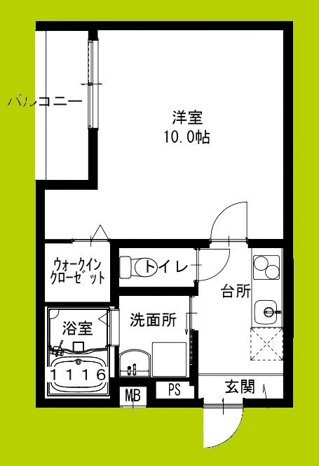 フジパレス堺鳳駅北ウエスト 間取り図