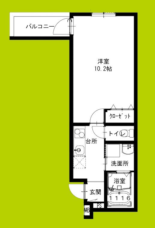フジパレス堺鳳駅北ウエスト 間取り図