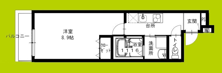 フジパレス湊駅南 間取り図