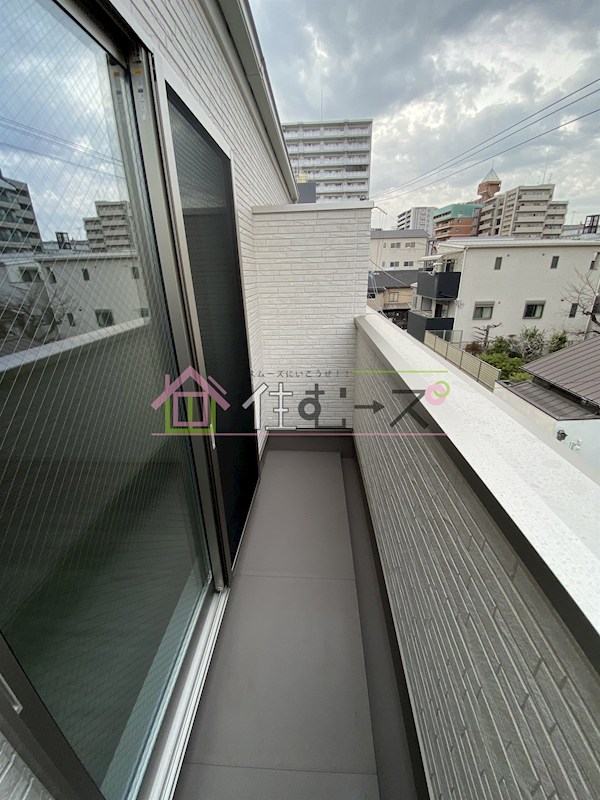 東中本2丁目テラスハウス ベランダ