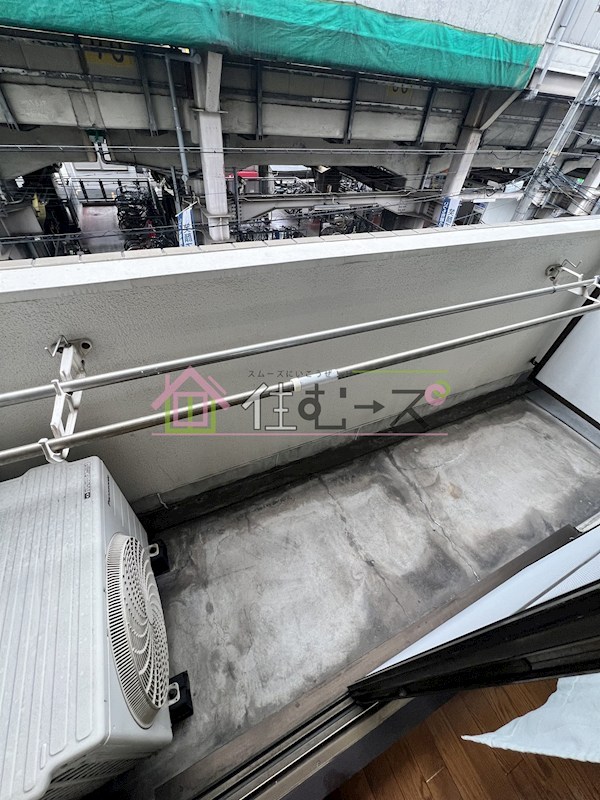 マンション輝 ベランダ