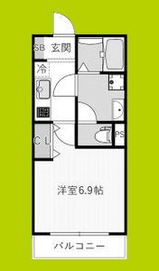 REGIES近大長瀬 間取り