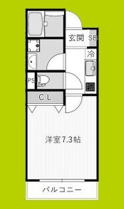 REGIES近大長瀬 間取り