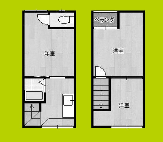 市岡2丁目　林テラス 間取り