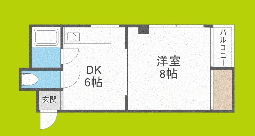 デイズハイツ八幡屋2 間取り