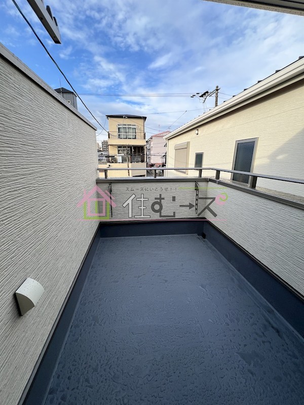 桑津戸建 ベランダ