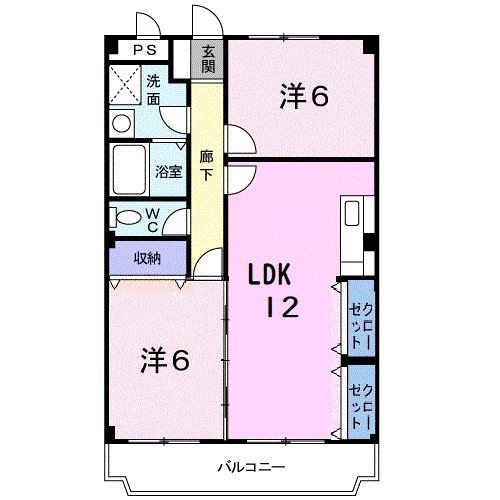 シャンブル２１ 間取り
