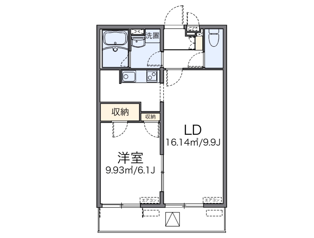 レオネクストすずらん荘 間取り