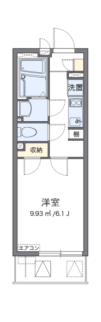 クレイノ朝潮橋 間取り