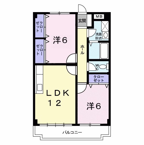 セゾン八尾東 間取り