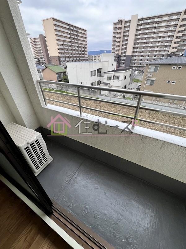 ユニ長吉ビル ベランダ