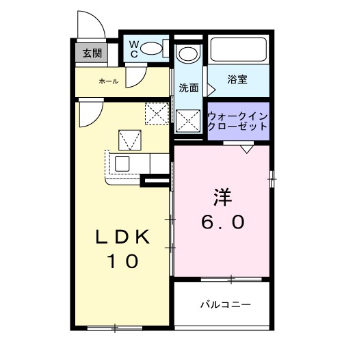 金絲雀（Ｃａｎａｒｉａ） 間取り