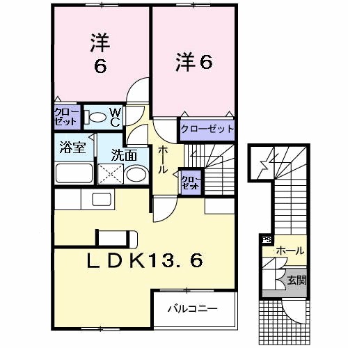 ピュア　ファウンテン　ヴィラⅡ 間取り