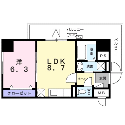 プラチナコートⅡ 間取り