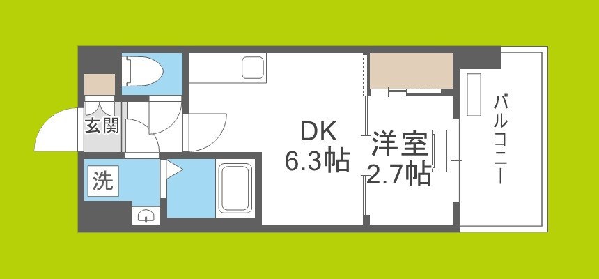 Alivis放出 間取り図