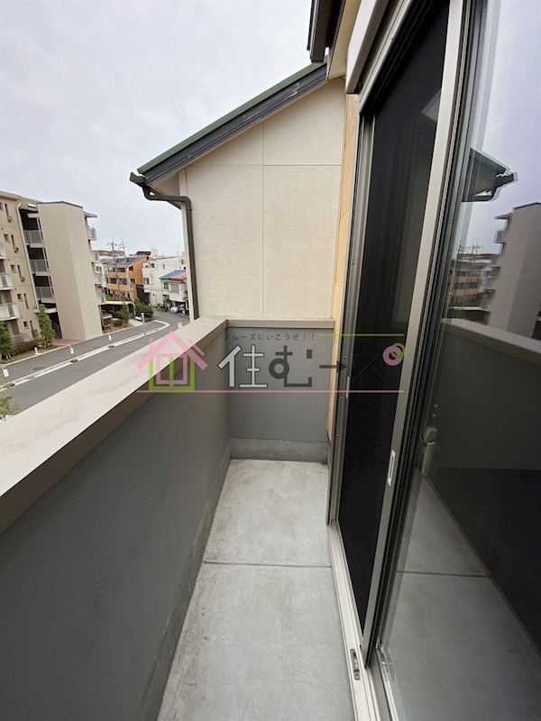 浜本北江口1丁目貸家 ベランダ