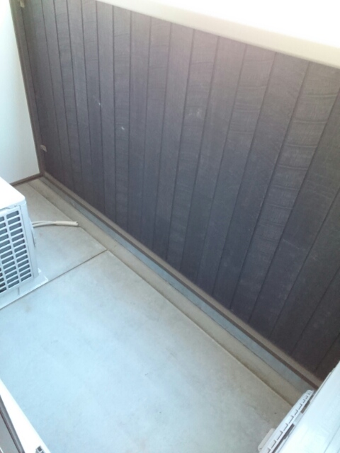 グランソレイユ楠葉Ⅲ ベランダ