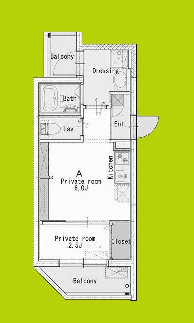 ジーイーディス 間取り図
