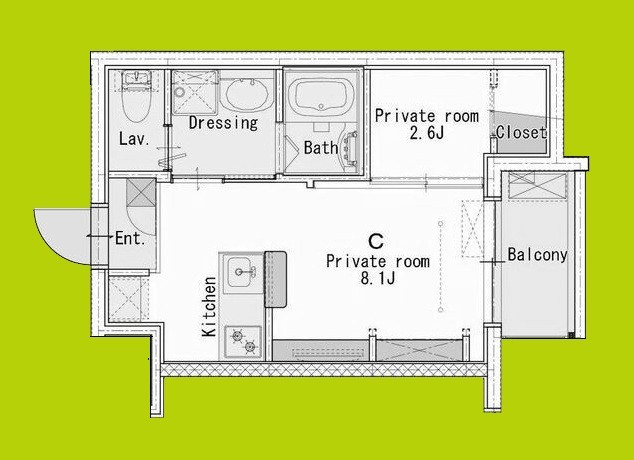 ジーイーディス 間取り図