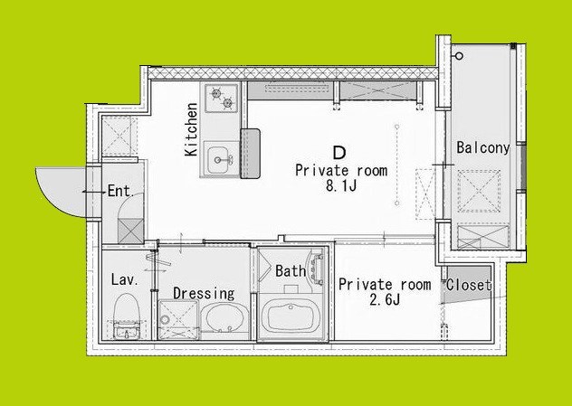 ジーイーディス 間取り図