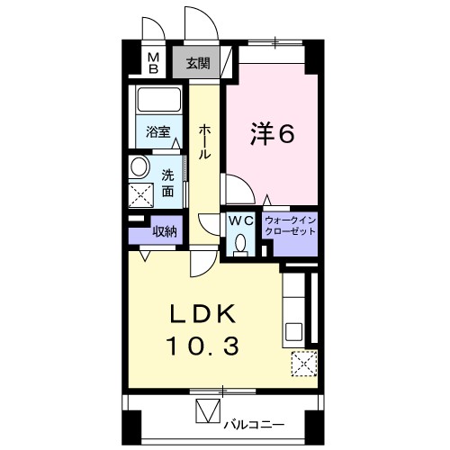 アサヒグランドパレス 間取り