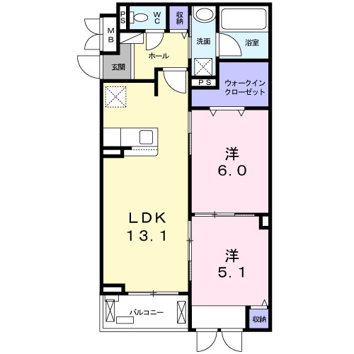 ベルメゾンレーヴ 間取り