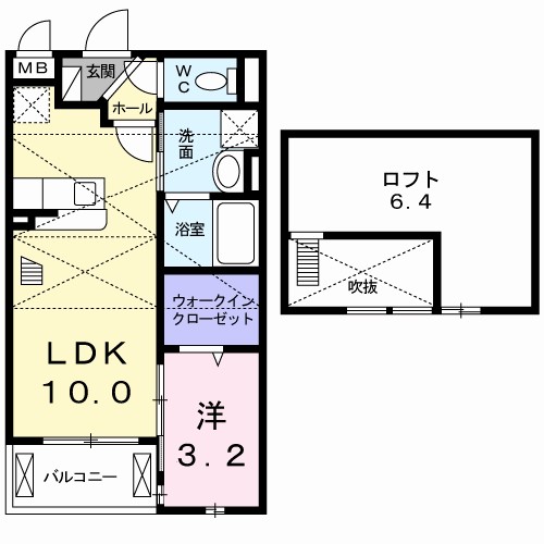 アネックス楓Ⅱ 間取り
