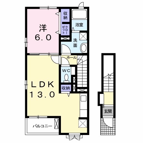 メゾン　真 間取り