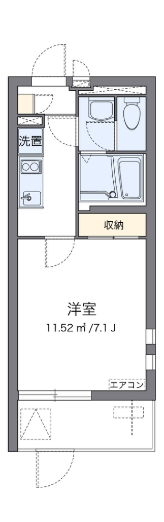 クレイノシンフォニー　野村 間取り