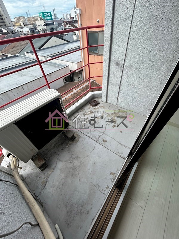 キューブ西加賀屋 ベランダ