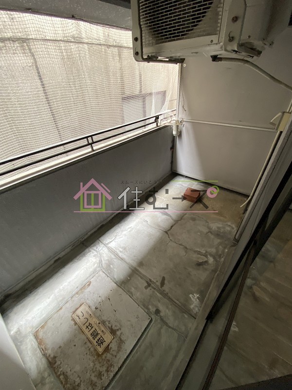 東天満下村ビル ベランダ