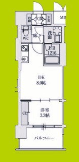 スプランディッドあびこ駅前DUE 間取り図