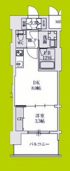 スプランディッドあびこ駅前DUE 間取り図